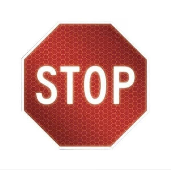 Accuform TRAFFIC SIGN NO DANGER GOODS 24 in X FRR017RA - main